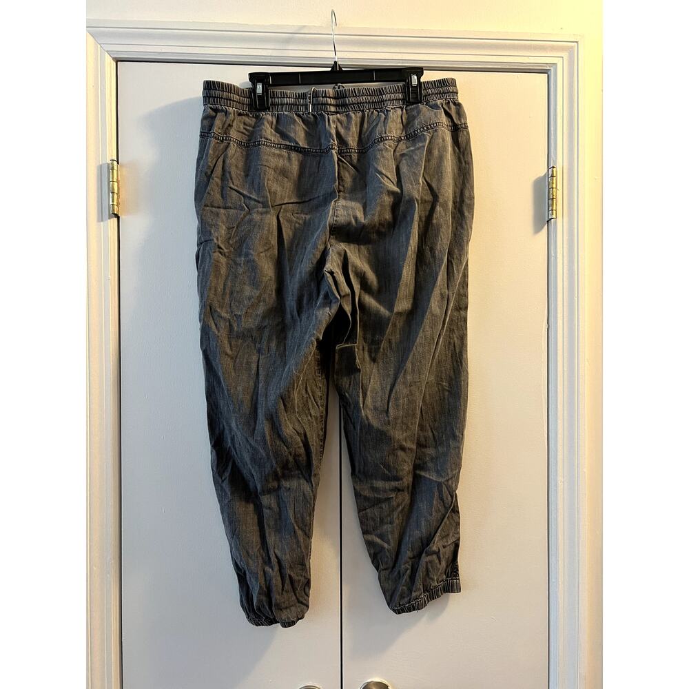 Eileen Fisher Organic Cotton blend Pull On Jogger Pants Gray Size L - Picture 4 of 6